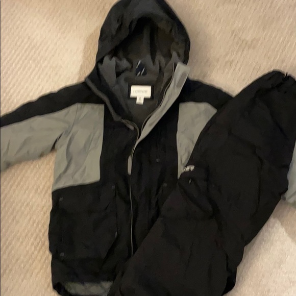 snow pants and coat
